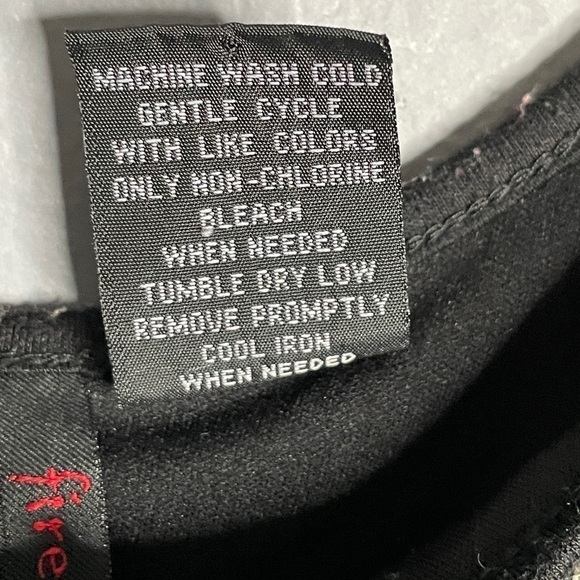 FIRE Los Angeles lacey black/cream chevron layered sheer maxi size small - Picture 3 of 8